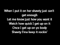 Chris Brown FT souljaboy - Bad  (Lyrics on screen) karaoke In My Zone