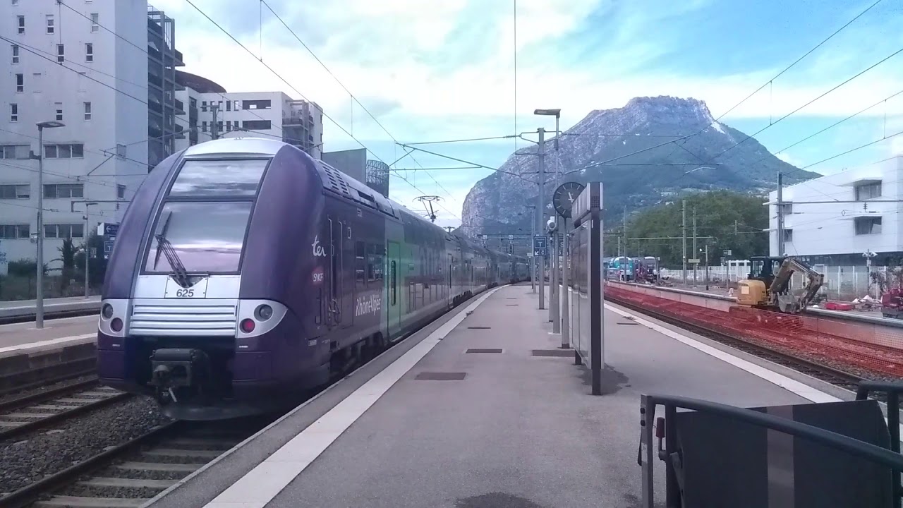 Watching trains go by at Grenoble, France- 07/08/2019
