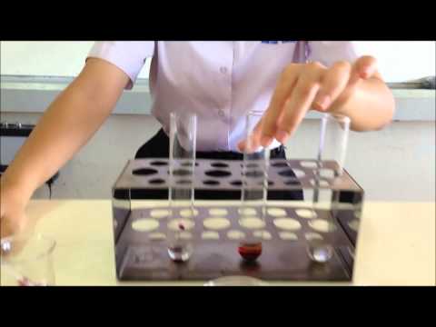 การทดสอบสารประกอบ Hydrocarbon (KMnO4, Br2)