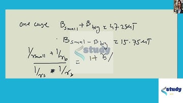 [Physics] A current is set up in a wire loop consisting of a semicircle of radius a smaller conce