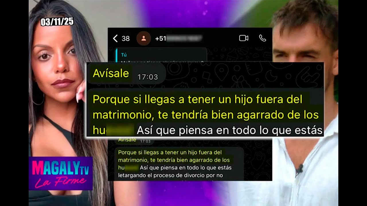 Juan Ichazo expone fuertes mensajes donde Johana Cubillas lo amenaza con demandarlo por adulterio