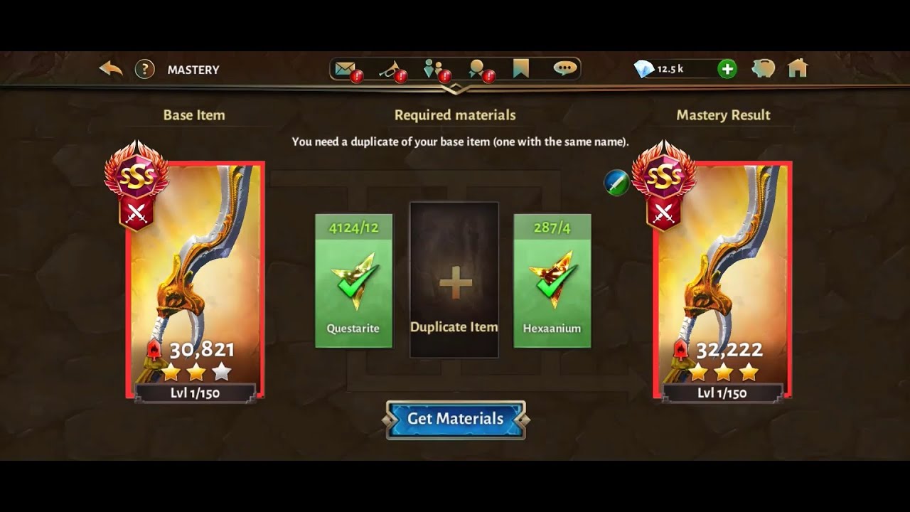 dungeon hunter 5 ไทย  New Update  Dungeon hunter 5 Crafting weapon 3* FIRE