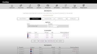 Make one-time payments in batch | Administrators