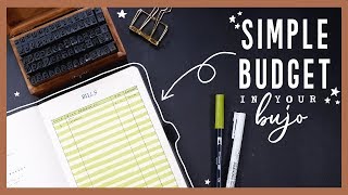 How To Budget In Your BuJo (Even if you SUCK with money!)