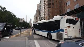 NYC Bus: 41 St bound Orion VII NG 4277 M104 at Columbus Circle
