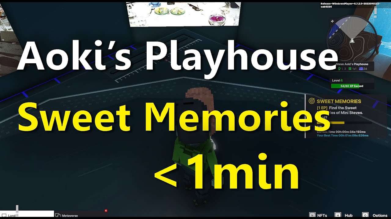 Steve Aoki's Playhouse - Sweet Memories Under 1min - The Sandbox Alpha 3