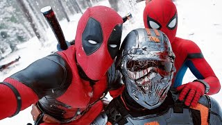 Bye  Bye Fight Scene | Deadpool and Spiderman Opening Scene (2024 ) Movie Clip HD Ai Fan Made  