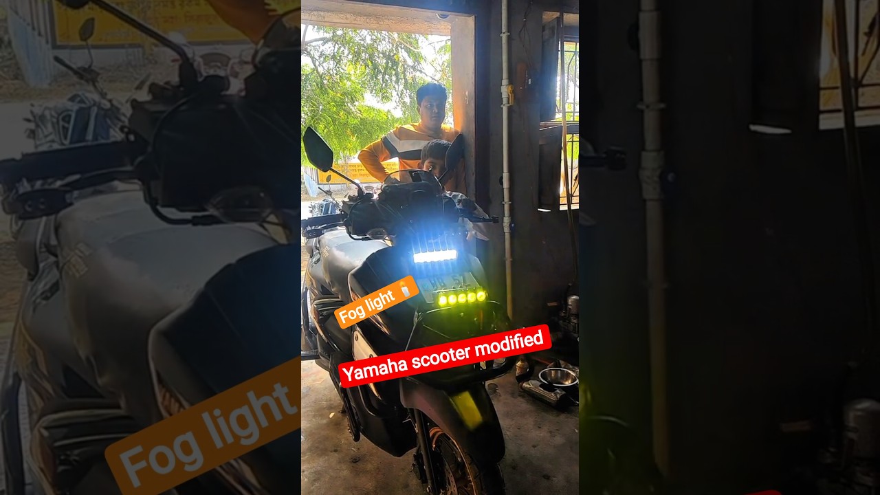 Yamaha scooter modified 😱 
