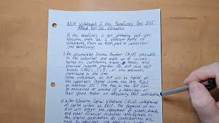 RESP Withdrawals If Beneficiary Does NOT Attend Post Secondary Education Explained Update