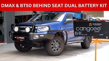 Dmax & BT50 MY21 Behind Seat DIY Dual Battery Kit