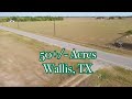 50 Acres For Sale in Wallis, Texas