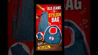 Turn Old Jeans Into a Stylish Bag in Minutes! #shorts