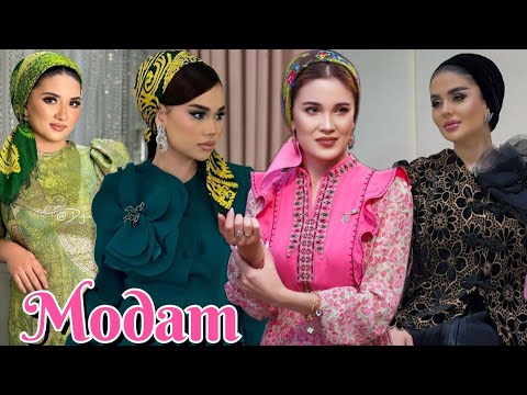 Taze turkmen koynek fason modam 2024 | Dresses for women | turkmen fasonlar 2024