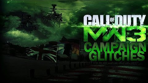 MW3 All Campaign Glitches: Back on the grid!