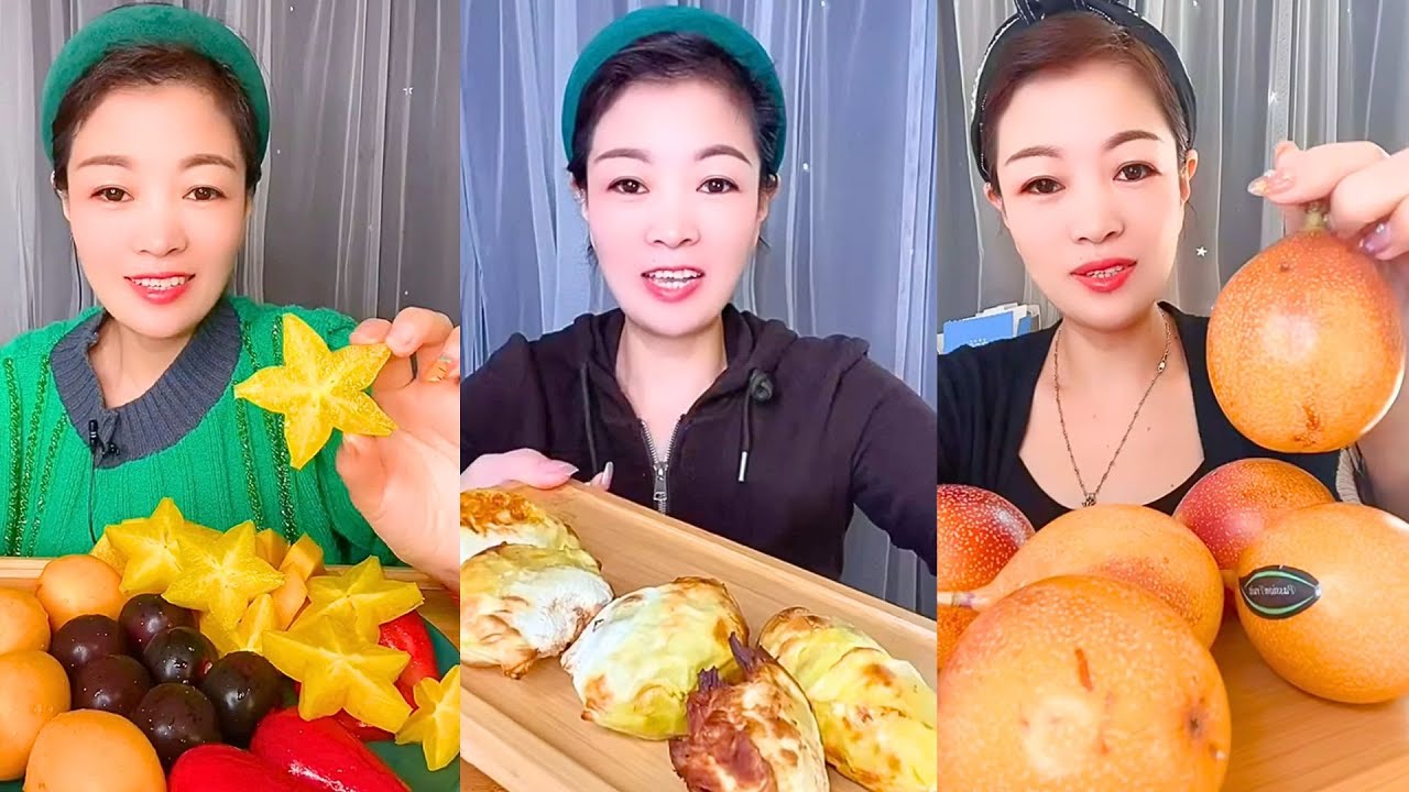 Fresh Fruit ASMR Mukbang – Calm Chinese Eating #6