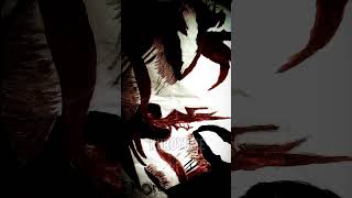 bad sketch vs good rendering:D #drawing #animeart #venom #pencils #art #carnage