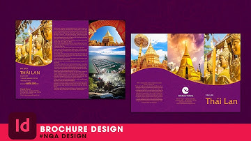 THIẾT KẾ BROCHURE DU LỊCH TRONG INDESIGN | HƯỚNG DẪN INDESIGN 2021 | NQA DESIGN #41