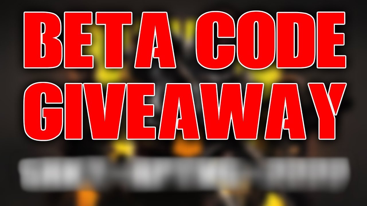 Black Ops 4 Beta Code Giveaway!