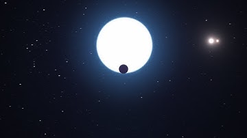 Artist’s impression of planet orbiting in the HD 131399 system
