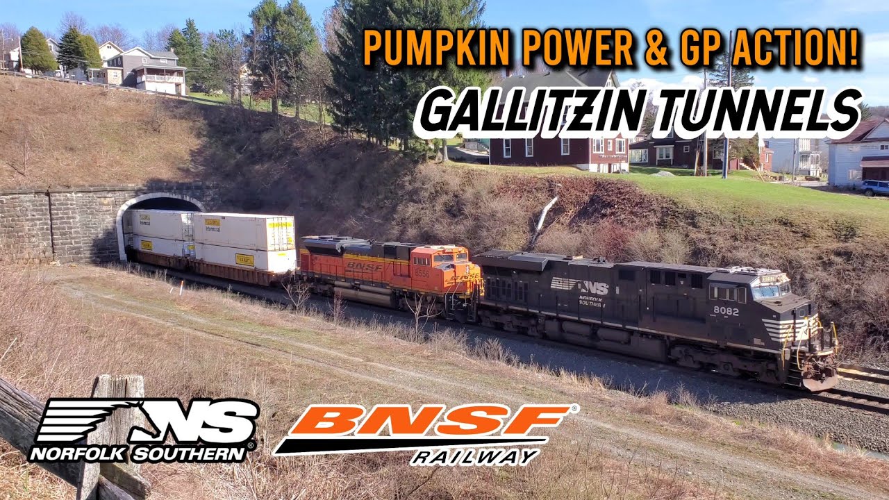 Pumpkin Power & GP Action At The Gallitzin Tunnels YouTube