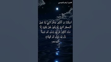 سورة فاطر من آية 43  إلى آية 44 بصوت الشيخ ياسر الدوسري♥♥