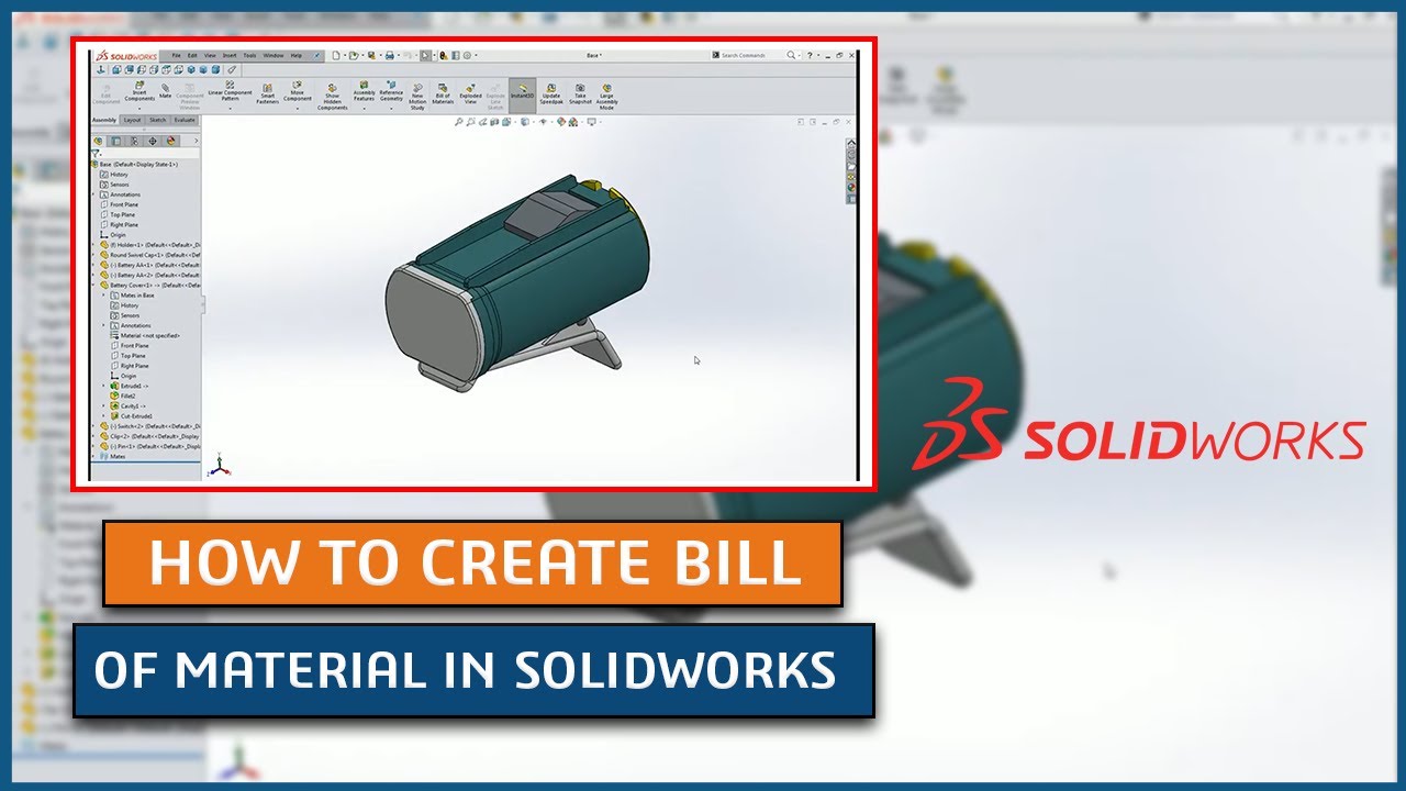 bill of material solidworks bill of material solidworks