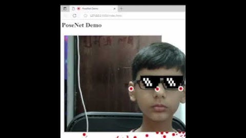 Posture Detection using ml5js #shorts