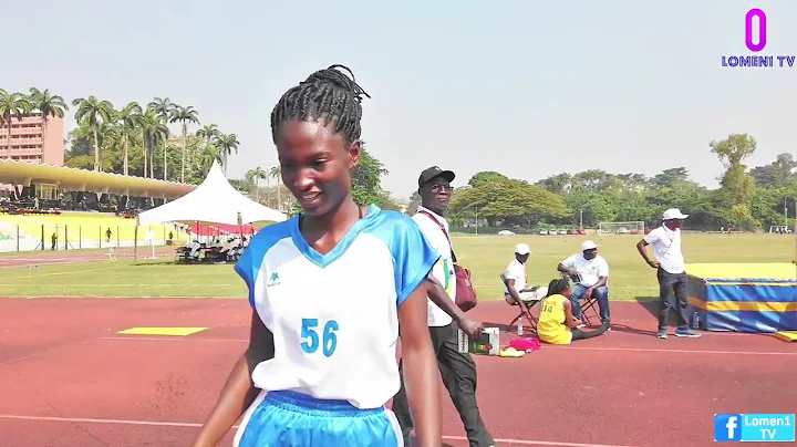 Women high jump. Gyamfuaa Elizabeth wins. [ 1.50m. ]  11th COESA games. Kumasi 2022.