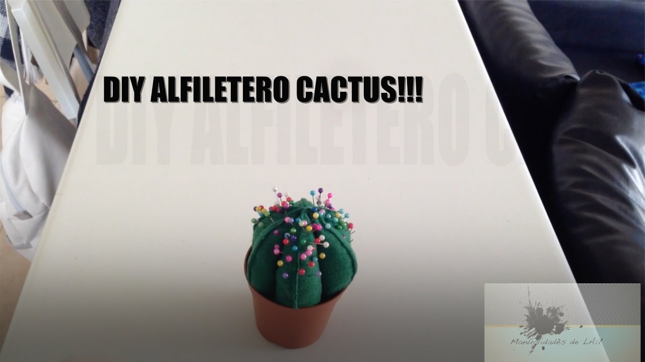 DIY ALFILETERO CACTUS!!! manualidades de animales