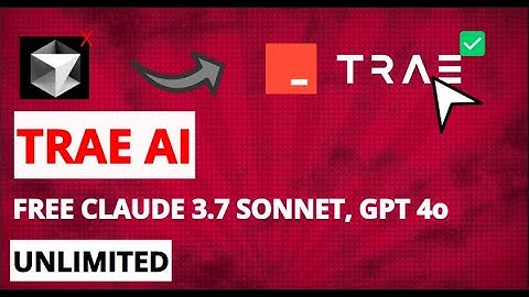 TRAE IDE! FREE & UNLIMITED CLAUDE 3.7 SONNET, GPT 4o, Deepseek V3.1
