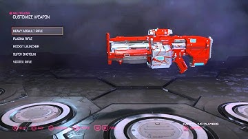DOOM CLOSED BETA GAMEPLAY - Character and Weapons Customization