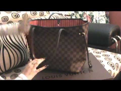 Louis Vuitton Neverfull MM Review/Unboxing - YouTube