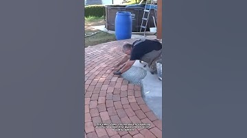 How a Professional Lays a Perfect Brick Patio