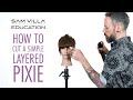 How to Cut a Simple Layered Pixie