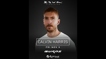 Calvin Harris is back DJing in Las Vegas! Zouk Nightclub (Free Guestlist) Resorts World ! 2021 Nov 5