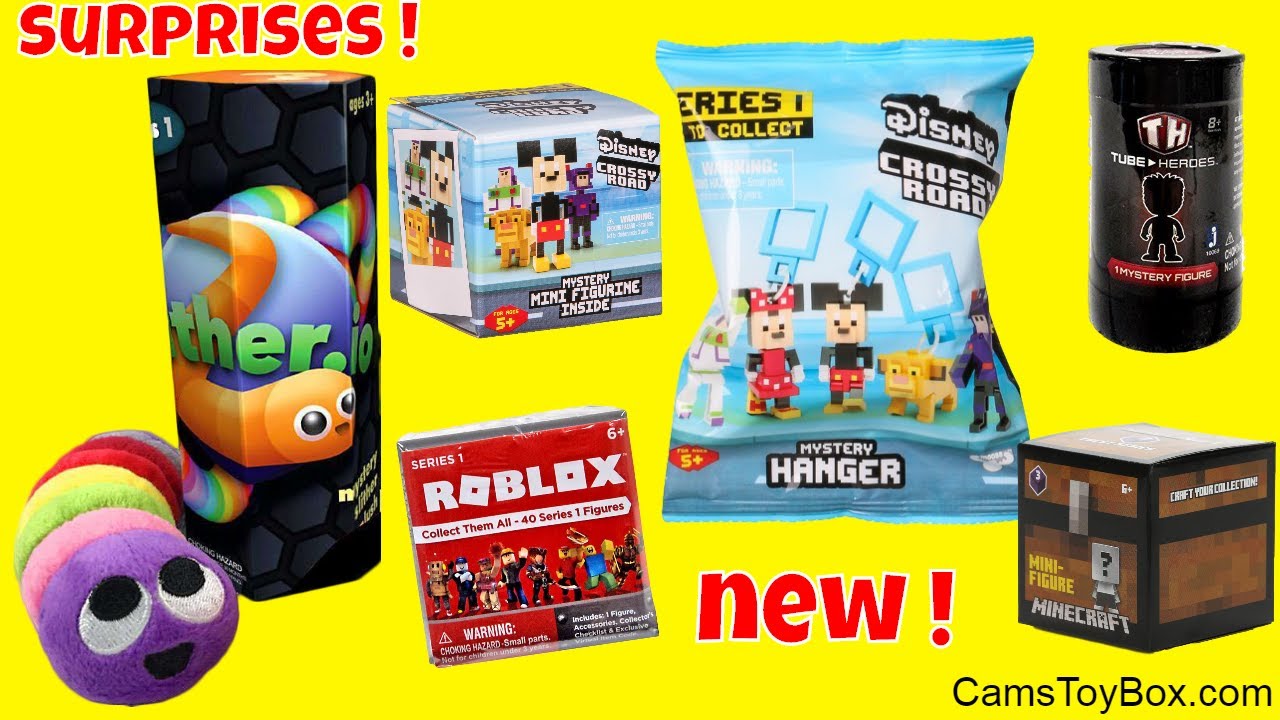 Toys Surprises Roblox Disney Crossy Road Sliterio Minecraft Tube Heroes Opening - 
