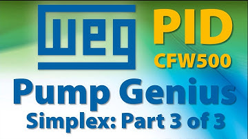 WEG CFW500 VFD PID Pump Genius Simplex Part 3 from AutomationDirect