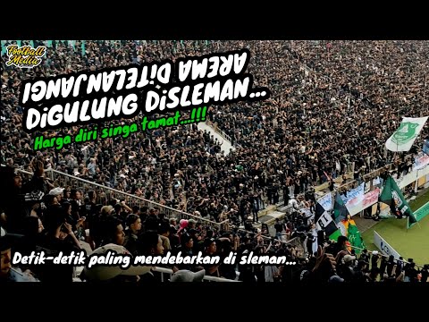 DETIK-DETIK AREMA FC DI H@JAR DI SLEMAN ‼️ SUPORTER ULTRAS PSS SLEMAN BIKIN K@POK TIM  AREMA FC ⁉️