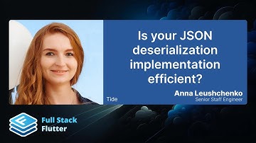 Anna Leushchenko: Is your JSON deserialization implementation efficient? 🤔