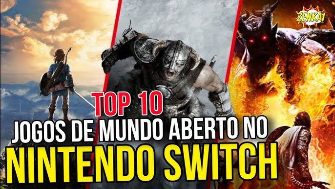 10 Jogos INCRÍVEIS de MUNDO ABERTO do Nintendo Switch