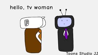 Tv Woman X Brown Cameraman Multiverse When He Fell In Love With Tv Woman Sus Skibidi Toilet 