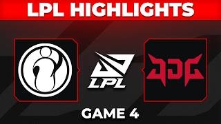 IG vs JDG Game 4 Highlights | FINAL WORLDS SPOT - LPL 2026 | Invictus Gaming vs JD Gaming screenshot 1