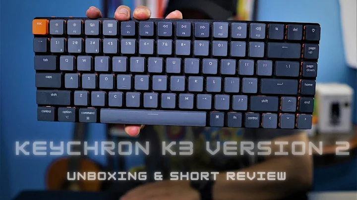 KEYCHRON K3 VERSION 2: UNBOXING & SHORT REVIEW (ENGLISH) [4K]