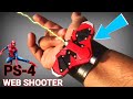 FUNCTIONAL Spider Man PS4 web shooter || How To Make Spiderman web shooter that shoots