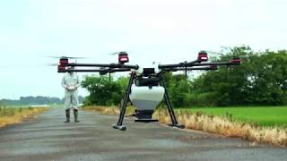 dji ドローン　mg1 バッテリー　粒剤散布装置 DJI AGRAS MG-1 散布機 粒剤散布装置 GS110仕様 - YouTube