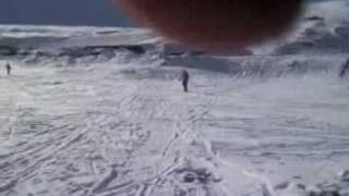 Skiing, Snowboarding And Sledging Fun