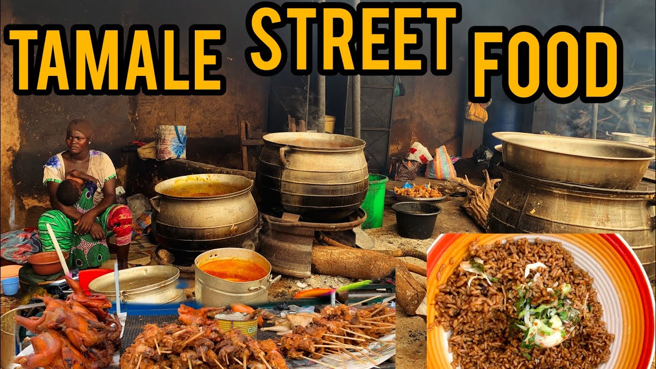 Mouthwatering Traditional West African STREET FOOD TOUR ! Tamale Ghana 🇬🇭 West Africa