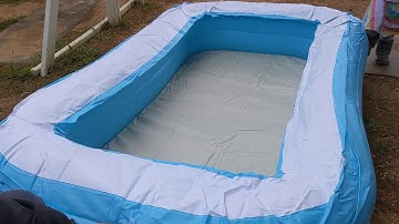 Sable Inflatable Pool Unboxing and Setup