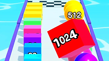 Ball Run 2048 Merge Number ! MAX LEVELS Gameplay Walkthrough New Update Part 367 android, ios