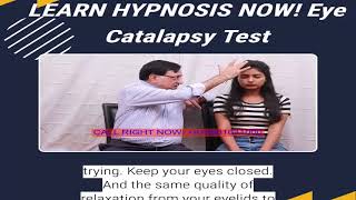 Learn Hypnosis Now - Eye Catalepsy Lesson 15 By Pradeep Aggarwal